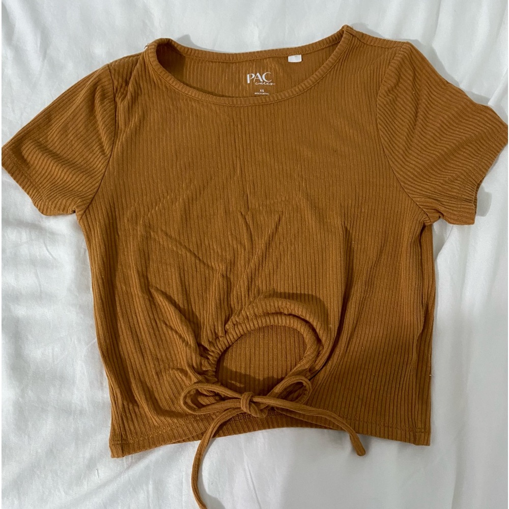 Cute brown top from Pacsun